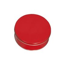 New York Cake 7-Inch Red Cookie Tin
