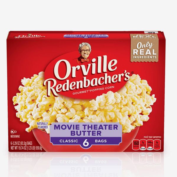 Orville Redenbacher’s Movie Theater Butter Microwave Popcorn (6-Pack)