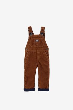 OshKosh B'gosh Size 3M Jersey-Lined Corduroy Overall in Red