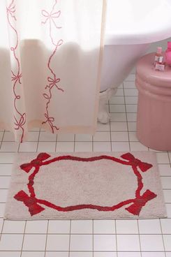 Urban Outfitters Lacey Bows Bath Mat