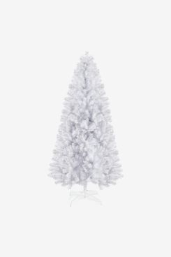 Prextex 6-Foot Artificial Spruce White Christmas Tree