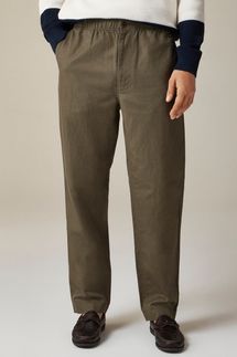 J.Crew Pier Pant in Cotton-Linen Blend Canvas