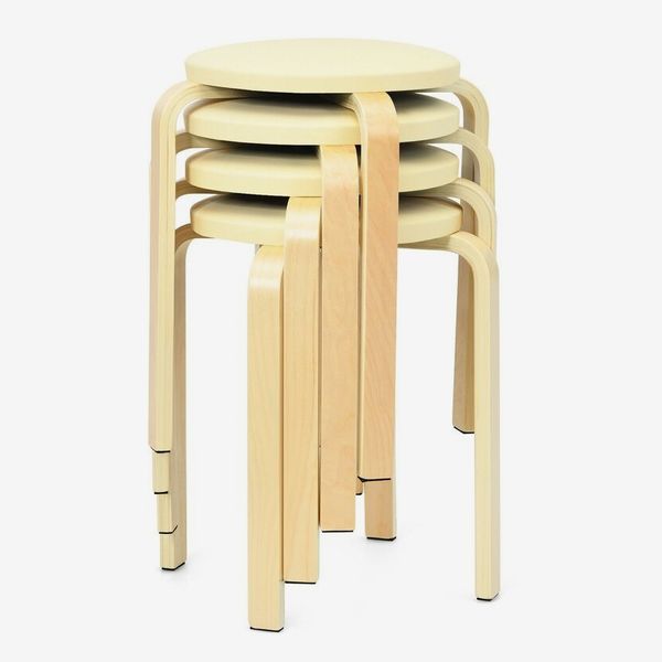 George Oliver Solid Wood Stools