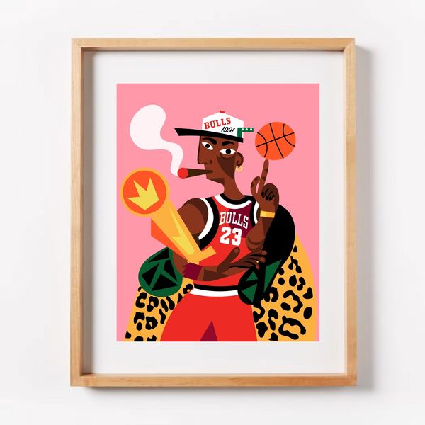 Picasso MJ print by Drake Cereal