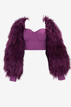 The Brand Label Feathered Forever Top