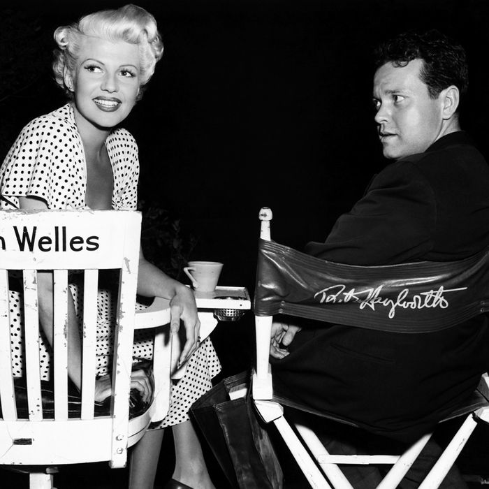 Orson Welles with Rita Hayworth in 1947.
