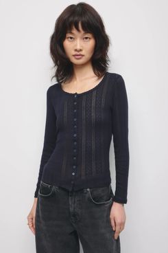 Kotn Dalia Pointelle Cardigan