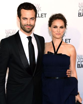 Dancer/actor Benjamin Millepied and actress Natalie Portman attend New York City Ballet's 2012 Spring Gala at David H. Koch Theater, Lincoln Center on May 10, 2012 in New York City.