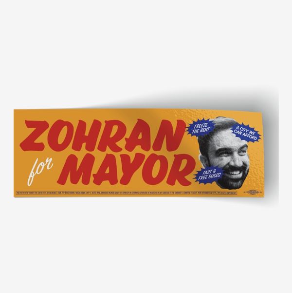 Supporters of Zohran Zohran For Mayor Bumper Sticker