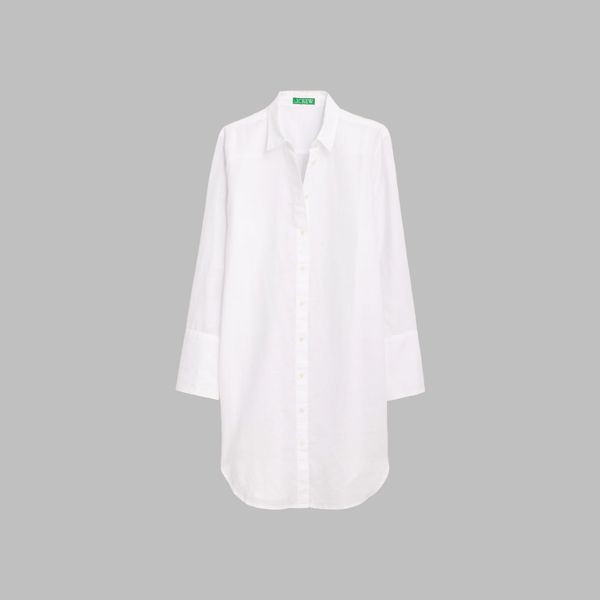 J. Crew Relaxed-fit beach shirt in linen-cotton blend