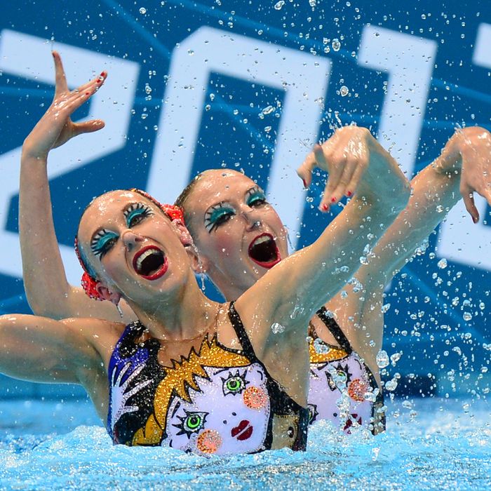 synchronized swimmer costume