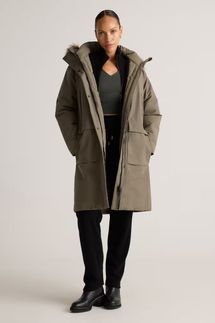 Women’s Responsible Down Hooded Long Parka