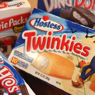 Hostess Brands products are shown on November 15, 2012 in Chicago, Illinois. Hostess Brands Inc. has warned striking workers with the Bakery, Confectionery, Tobacco Workers and Grain Millers International Union that it will move to liquidate the company if plant operations don’t return to normal levels by this afternoon.