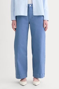 Everlane the Utility Wide-Leg Pant - Cornflower Blue