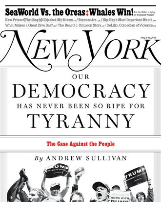 Andrew Sullivan’s New York Magazine Debut -- New York Media Press Room