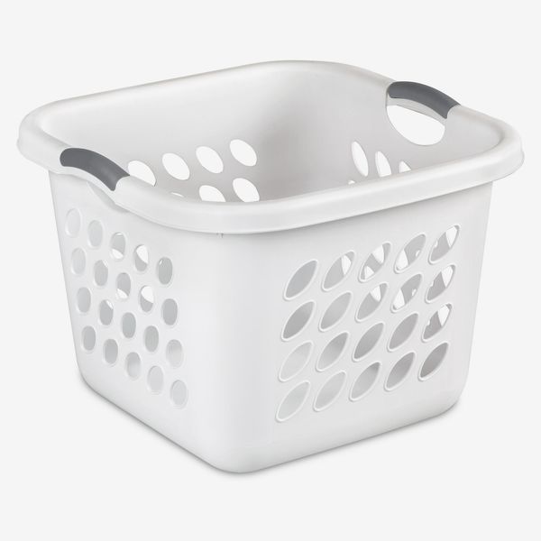 Smart Design | Deluxe Mesh Pop Up Square Laundry Hamper White