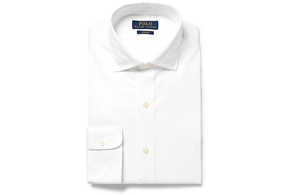 Polo Ralph Lauren White Slim-Fit Cotton Shirt