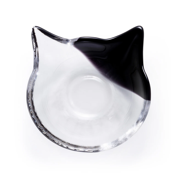 Hiroyuki Ito Glass Cat Face Dish