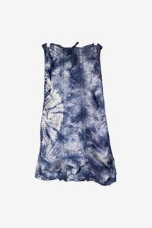 XCVI Blue Boho Tie-Dye Maxi Skirt