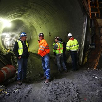 Construction Continues On New York's 2nd Avenue Subway
