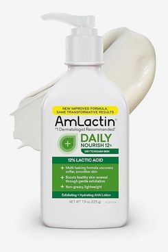 AmLactin Daily Nourish Lotion With 12% Lactic Acid AHA - 7.9 Oz.