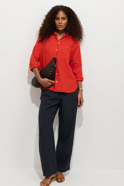 Alex Mill Hudson Pinstripe Pant in Linen