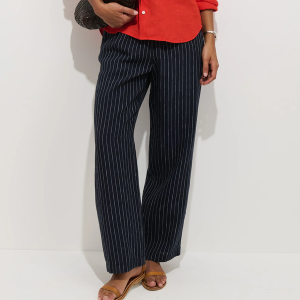 Alex Mill Hudson Pinstripe Pant in Linen
