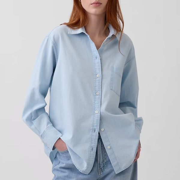Gap Chambray Denim Big Shirt