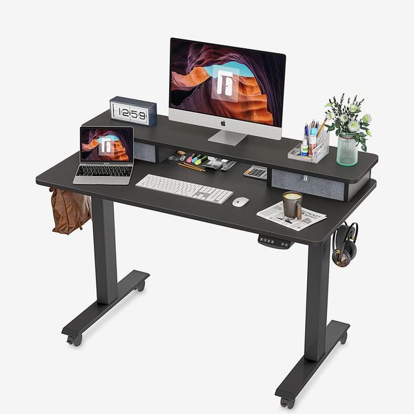 8 Best Standing Desks 2022 The Strategist, How To Make A Bed Frame For An Adjustable Height Desk