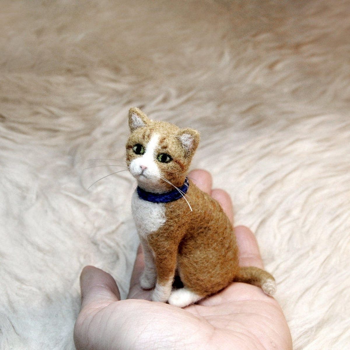 Willane Custom Needle-Felted Cat