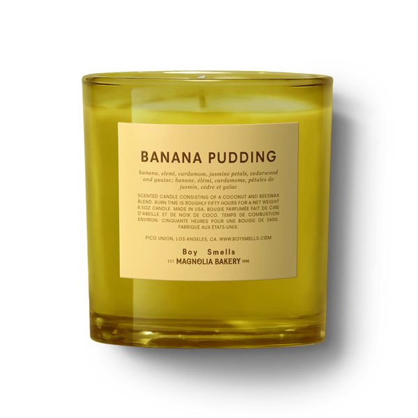 Boy Smells Banana Pudding Candle