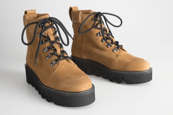 Lace Up Suede Boots