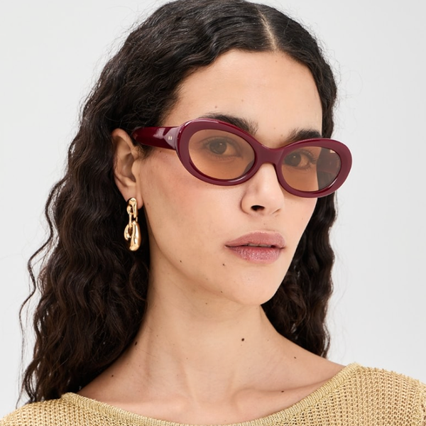 Dries Van Noten Oval Sunglasses
