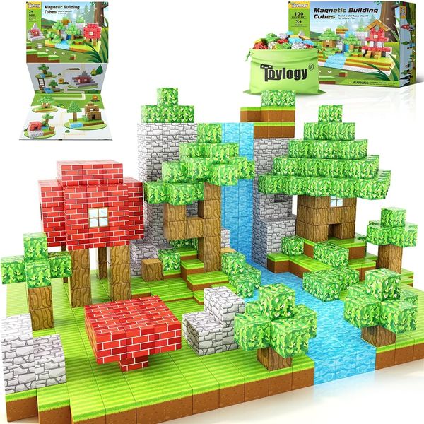 Toylogy Magnetic Block Set - World Forest