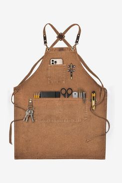 Leather Village Canvas Cross-Back Apron
