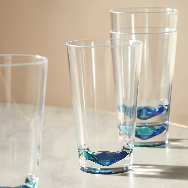 Anthropologie Clarita Acrylic Tumblers, Set of 4