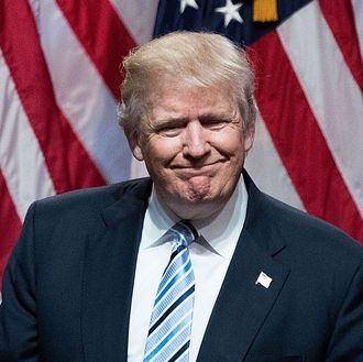 Republican Presidential Candidate Donald Trump Appears With His Vice Presidential Candidate Pick Indiana Gov. Mike Pence