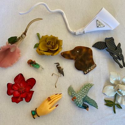 100 PCS Bouquet Flower Pins Clear Sewing Pins Crystal Diamond Head