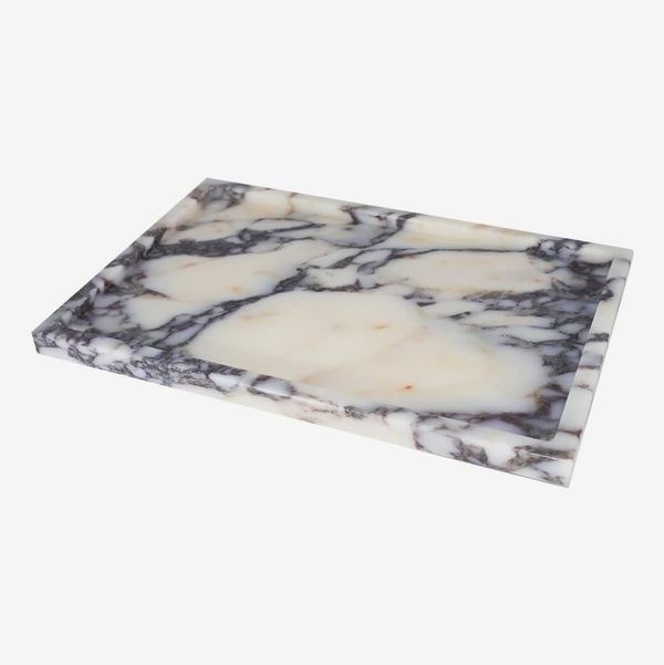 DUANYAN Natural Marble Vanity Tray