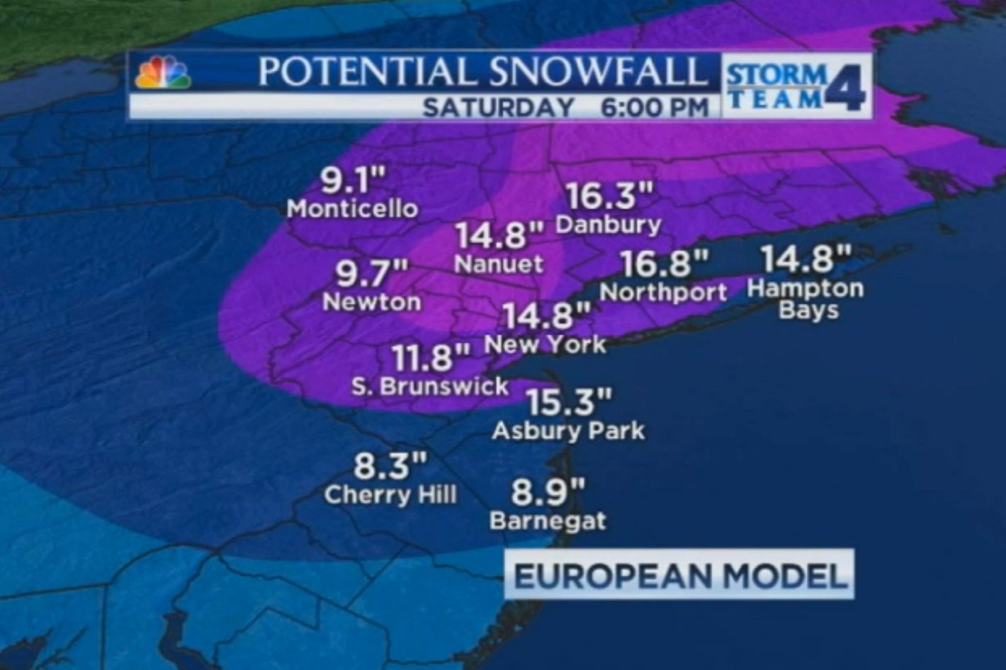 New York City Could Get Anywhere From Zero to 38 Inches of Snow This ...