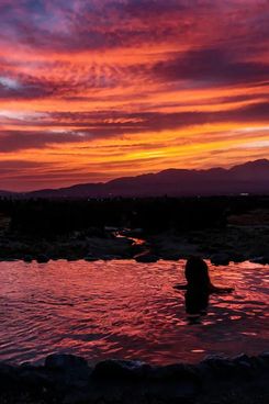 Private Hot Spring Sunset for Two