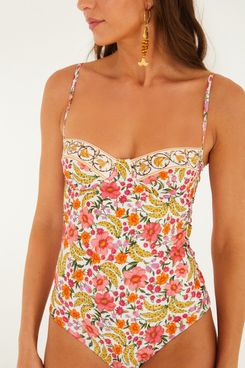 c Banana Flowers One-piece Swimsuit
