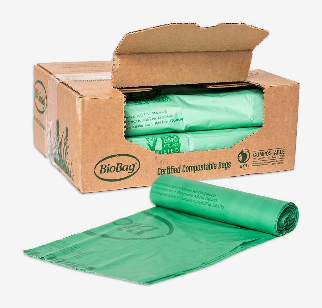 Amazon.com: Compostable Trash Bags 4 Gallon 200 Packs,AYOTEE Biodegradable  Trash Bags,Blue Recycle Bags,No leak Small Trash Bags,Small Garbage Bags 4  Gallon Trash Bags Unscented,4-6 Gal Bathroom Trash Bags : Health & Household