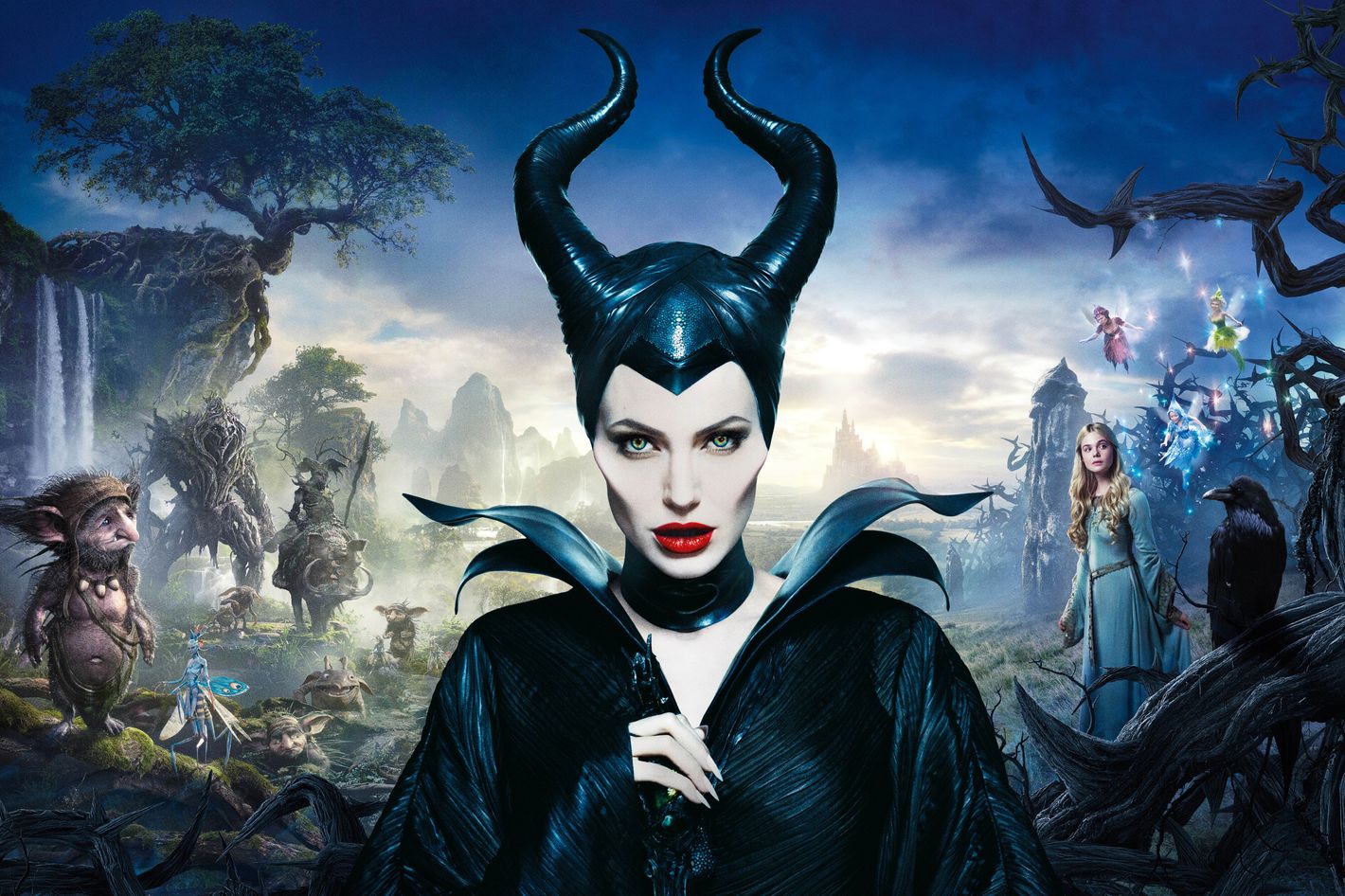 Angelina Jolie Has Goat-Eyes in Maleficent