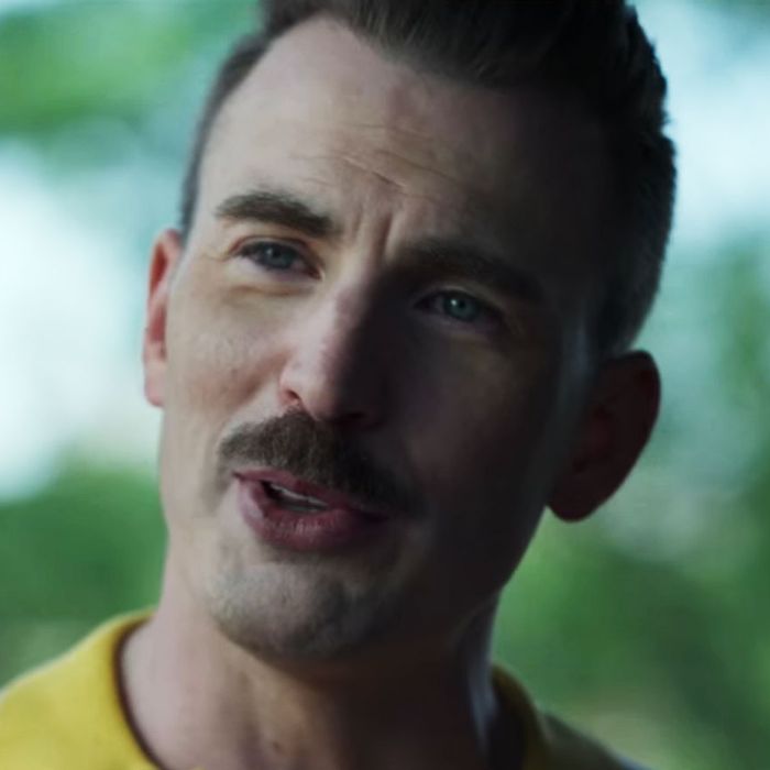 Please Keep Chris Evans ‘the Gray Man Mustache Far From Me