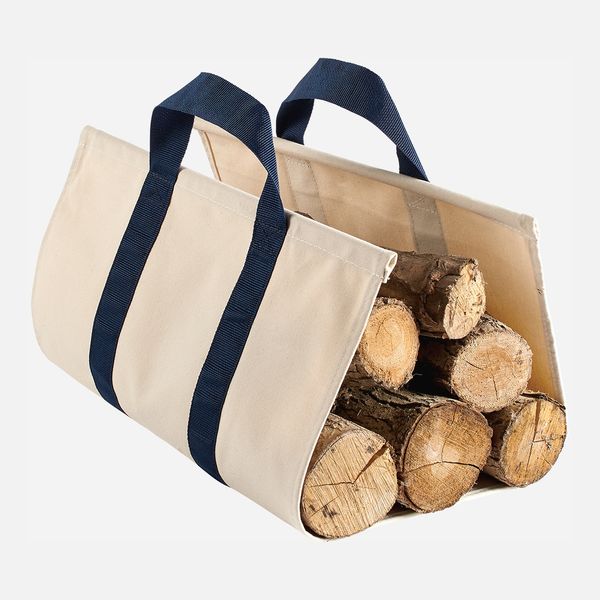 The Vermont Country Store Canvas Log Carrier