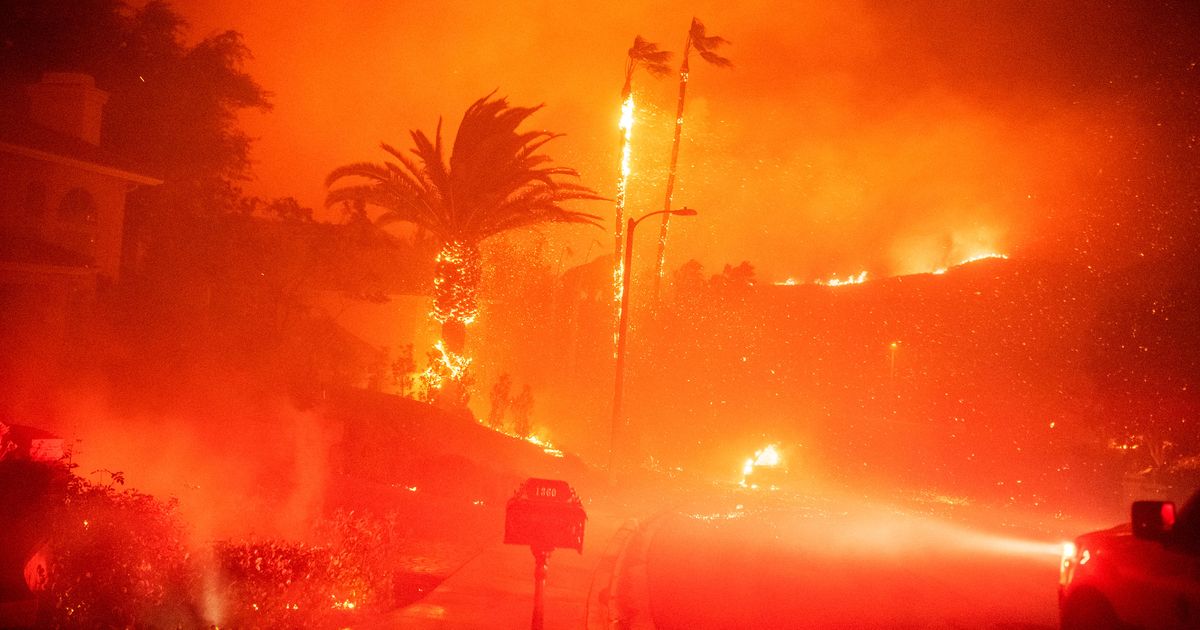 Los Angeles threatened as wildfires continue to roar