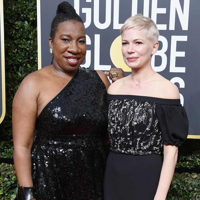 How E! Featured Tarana Burke of #MeToo at Golden Globes