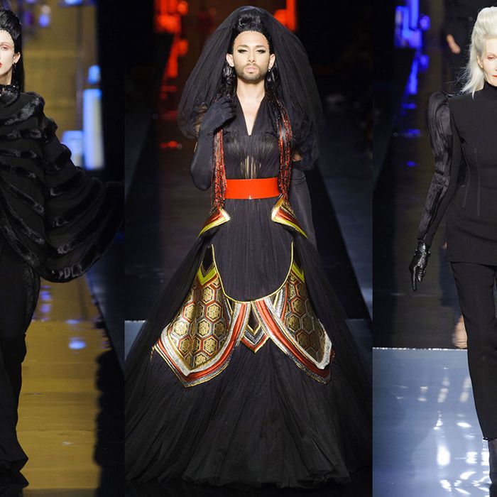 Eurovision’s Bearded Lady Conchita Wurst Walked in a Couture Show Today