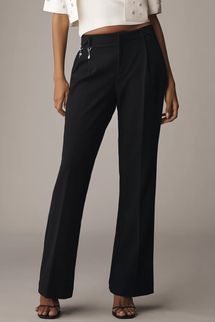 Maeve Slim Flare Trouser Pants